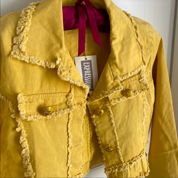 Denim Crop Top Jacket - Picture 6 of 6